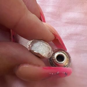 PANDORA - FROSTY MINT SHIMMER MURANO